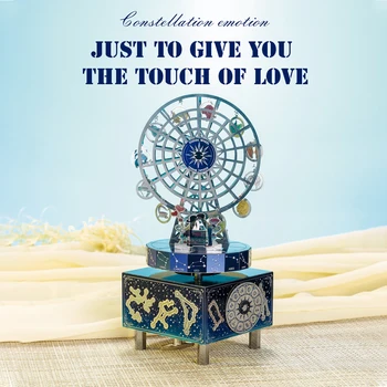 Cultural Creativity Atom Constellation Love DIY Assembly Model Rotatable 3D Music Box Model Assembly Toys For Kids Hot Sale
Cultural Creativity Atom Constellation Love DIY Assembly Model Rotatable 3D Music Box Model Assembly Toys For Kids Hot Sale