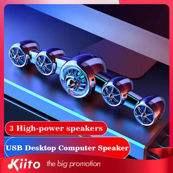 AWEI Y43 Portable Speaker USB Desktop Multi-media Mini Speakers Soundbar with 3 Speakers Home Subwoofer Stereo AUX Sound bar
AWEI Y43 Portable Speaker USB Desktop Multi-media Mini Speakers Soundbar with 3 Speakers Home Subwoofer Stereo AUX Sound bar
