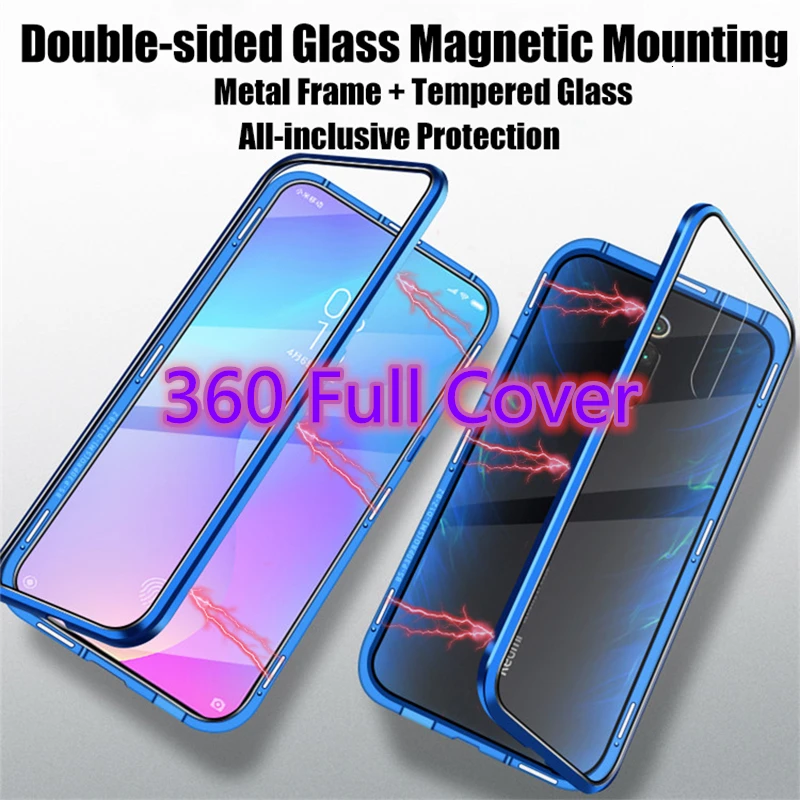 360 Full Cover Magnetic Absorption Metal Phone Case For Samsung Galaxy A40 Double Tempered Glass SamsungA40 GalaxyA40 Coque Capa
360 Full Cover Magnetic Absorption Metal Phone Case For Samsung Galaxy A40 Double Tempered Glass SamsungA40 GalaxyA40 Coque Capa