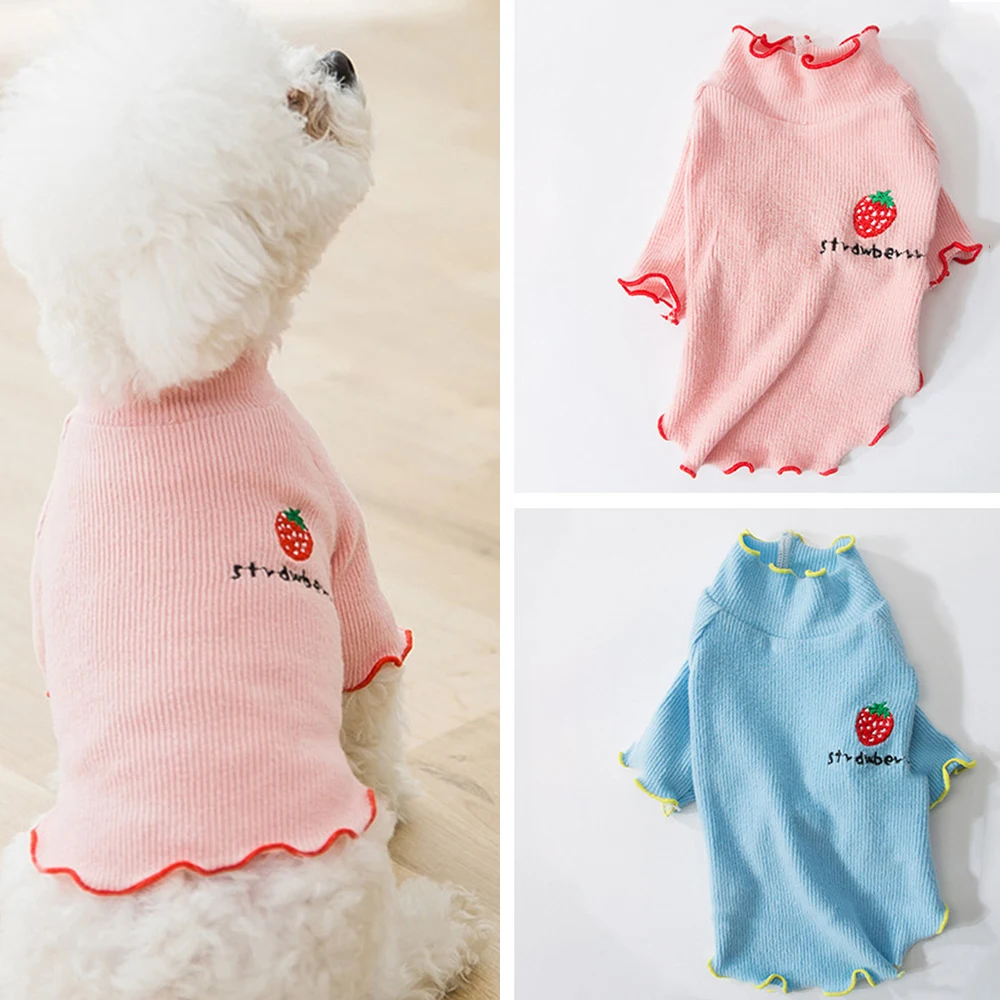 

Miflame Sweet Dog Clothes Summer Dogs Vests Puppy Costume Pomeranian Chihuahua Clothes Pets T-shirt Lovely Small Dogs Clothing