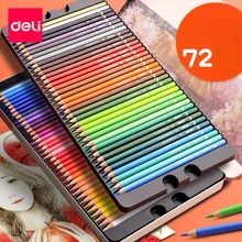 

Deli Water-soluble Colored Lead 72-color Students Professional Hand-painted Children's Nontoxic Iron Box Painting Art Set