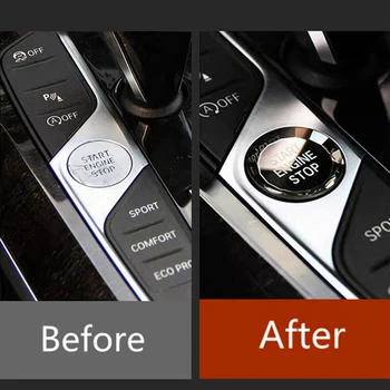 NEW Car Start Stop Button Replacement Trim for BMW New 3 Series G20 G21 X5 G05 X7 G07 8 Series G14 G16 Crystal Interior
NEW Car Start Stop Button Replacement Trim for BMW New 3 Series G20 G21 X5 G05 X7 G07 8 Series G14 G16 Crystal Interior