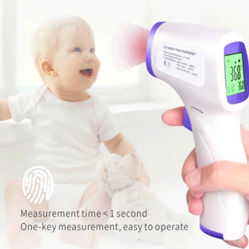 Baby Adult Forehead infrared digital thermometer Non-contact Handheld Infrared Portable Body Thermometer with LCD for baby adult
Baby Adult Forehead infrared digital thermometer Non-contact Handheld Infrared Portable Body Thermometer with LCD for baby adult