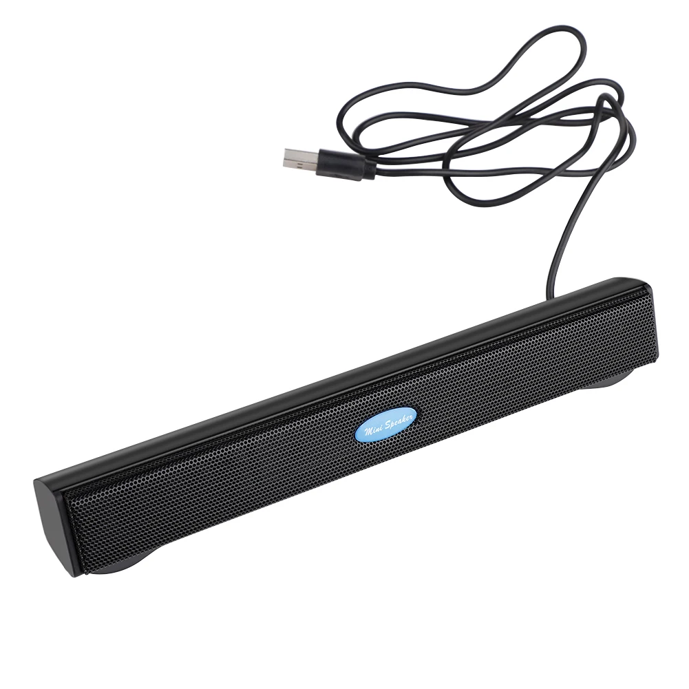 USB 2.0 Stereo Mini Soundbar Speaker Powerful Speaker Music Player For Computer Desktop Laptop Notebook PC
USB 2.0 Stereo Mini Soundbar Speaker Powerful Speaker Music Player For Computer Desktop Laptop Notebook PC