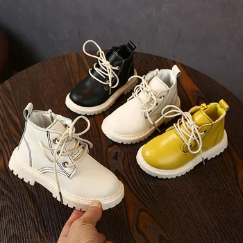 Fashion Pu Leather Boot New Winter Children's Shoes Princess Girls Anti Slip Foot Warmer Fashion Snow Martin Boots 1-4 Years Old 
Fashion Pu Leather Boot New Winter Children's Shoes Princess Girls Anti Slip Foot Warmer Fashion Snow Martin Boots 1-4 Years Old