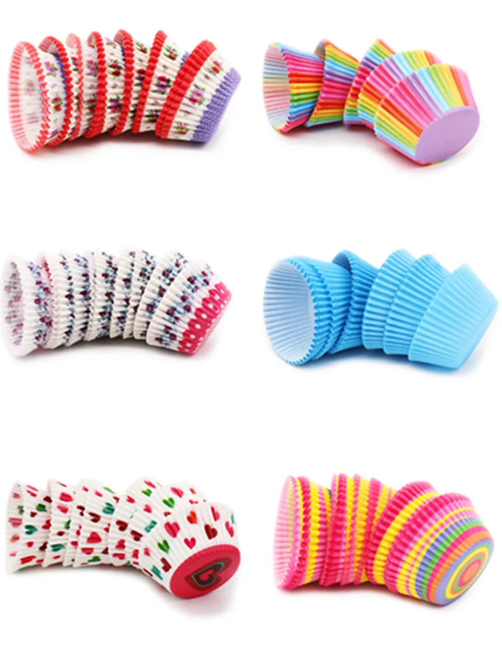 100pcs/lot Rainbow Cupcake Paper Liners Muffin Cases Cup Cake Topper Baking Tray Kitchen Wedding Birthday Party Accessories
100pcs/lot Rainbow Cupcake Paper Liners Muffin Cases Cup Cake Topper Baking Tray Kitchen Wedding Birthday Party Accessories