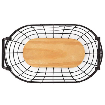 Vintage Antique Silk Screen With Wooden Fruit Egg Storage Basket Multifunctional Iron Home Storefront Decoration Storage Basket
Vintage Antique Silk Screen With Wooden Fruit Egg Storage Basket Multifunctional Iron Home Storefront Decoration Storage Basket