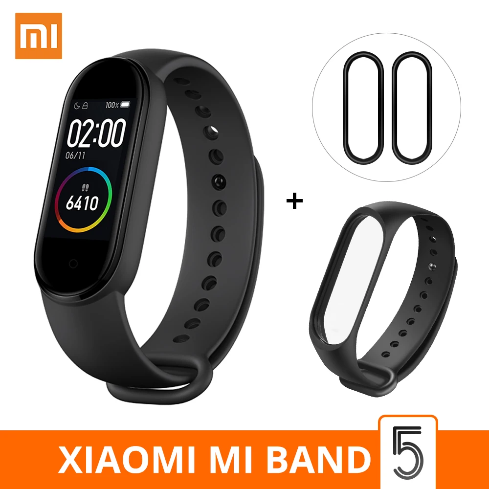 Xiaomi Mi Band 5 Smart Bracelet Waterproof AMOLED Screen Miband 5 Smartband Fitness Traker Bluetooth Sport Smart Band
Xiaomi Mi Band 5 Smart Bracelet Waterproof AMOLED Screen Miband 5 Smartband Fitness Traker Bluetooth Sport Smart Band