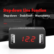 12/24V Universal OBD Car Charger Adapter Dual USB with Digital Voltmeter Low Voltage Protection Car Vehicle Phone Charger Tools
12/24V Universal OBD Car Charger Adapter Dual USB with Digital Voltmeter Low Voltage Protection Car Vehicle Phone Charger Tools