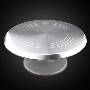 Aluminum alloy DIY Cake Revolving Turntable Decor Stand Platform Cup Cake Rotating Decorating Revolving Baking Tools Bakeware
Aluminum alloy DIY Cake Revolving Turntable Decor Stand Platform Cup Cake Rotating Decorating Revolving Baking Tools Bakeware