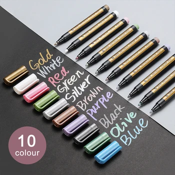 10pcs Metallic Markers Paint Pens Medium Tip Paint Pens Metal Art Permanent Marker Set for Card Making Paint Pens School Pen New
10pcs Metallic Markers Paint Pens Medium Tip Paint Pens Metal Art Permanent Marker Set for Card Making Paint Pens School Pen New