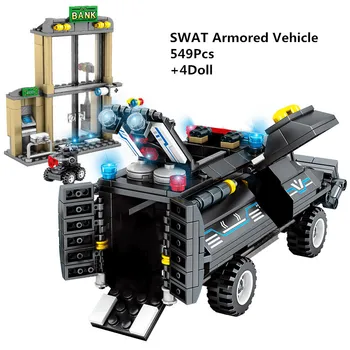 Building Blocks City DIY Classic SWAT Armored Vehicle Military Series Creative Blocks Educational Model Toy Gift for Children 
Building Blocks City DIY Classic SWAT Armored Vehicle Military Series Creative Blocks Educational Model Toy Gift for Children