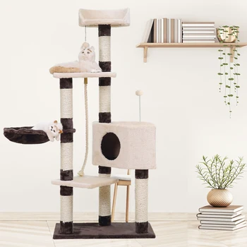 2 styles 53in Cat Tree Cat Toys Pet Tree for Cats Pet Tower Cats Toys Cat Scratchers Tree for Pet House Play 
2 styles 53in Cat Tree Cat Toys Pet Tree for Cats Pet Tower Cats Toys Cat Scratchers Tree for Pet House Play