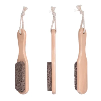 New product exfoliating cleansing foot board volcanic stone massage brush with wooden handle foot stone rubbing foot pumice ston 
New product exfoliating cleansing foot board volcanic stone massage brush with wooden handle foot stone rubbing foot pumice ston