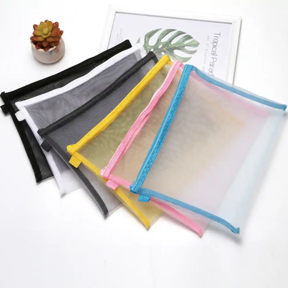 zipper bag student test paper bag office supplies stationery