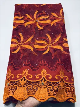 Latest orange stone Embroidered African Guipure French Lace Fabric With stones African French Net Lace FYIN317
Latest orange stone Embroidered African Guipure French Lace Fabric With stones African French Net Lace FYIN317
