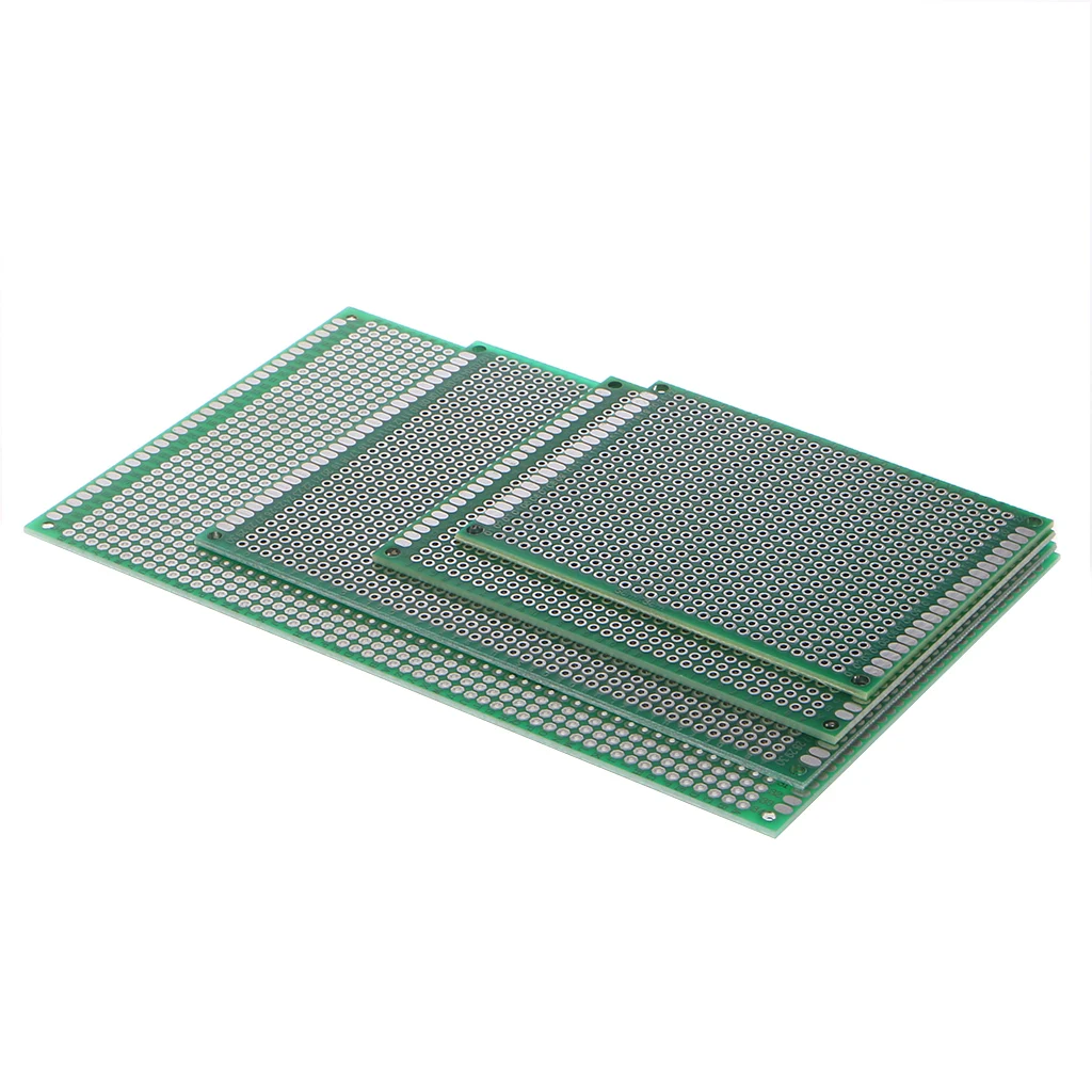 4 Pcs Double Side DIY Prototype PCB Universal Board Solder Coating 6x8 7x9 8x12 9x15cm Drop Ship Support
4 Pcs Double Side DIY Prototype PCB Universal Board Solder Coating 6x8 7x9 8x12 9x15cm Drop Ship Support