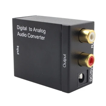 Optical Fiber SPDIF Toslink Coax Audio Decoder Dual-chip Fiber Digital to Analog Stereo Audio Converter Amplifier Adapter
Optical Fiber SPDIF Toslink Coax Audio Decoder Dual-chip Fiber Digital to Analog Stereo Audio Converter Amplifier Adapter