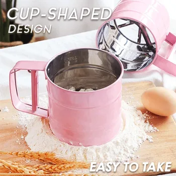 Mechanical Flour Sugar Icing Mesh Sieve Screen Attack Baking Stainless Steel Single layer flat bottom flour sieve Cake Tools
Mechanical Flour Sugar Icing Mesh Sieve Screen Attack Baking Stainless Steel Single layer flat bottom flour sieve Cake Tools