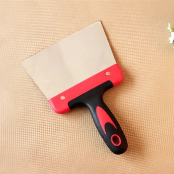 Stainless Steel Chocolate Spatula Thermostat Spatula Thermostat Knife Rubber Handle Blade Corrosion Resistance Easy To Clean 
Stainless Steel Chocolate Spatula Thermostat Spatula Thermostat Knife Rubber Handle Blade Corrosion Resistance Easy To Clean