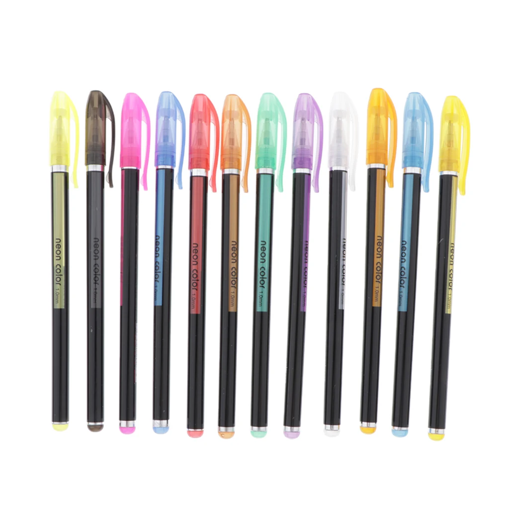 12/16/24/36/48 Colors Gel Pens Set, Glitter Gel Pen for Adult Students Coloring Books Journals Drawing Doodling Art Markers 12/16/24/36/48 Colors Gel Pens Set, Glitter Gel Pen for Adult Students Coloring Books Journals Drawing Doodling Art Markers