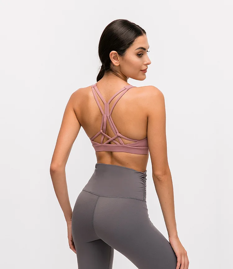 X-HERR Sexy Back Strappy Workout Sports Bras Women Yoga Fitness Bras Padded Push Up Athletic Bras Running Top Quick Dry 
X-HERR Sexy Back Strappy Workout Sports Bras Women Yoga Fitness Bras Padded Push Up Athletic Bras Running Top Quick Dry