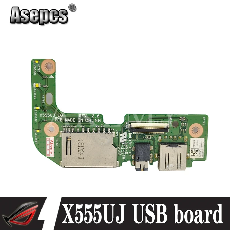 Плата для жесткого диска IO USB плата For Asus X555U X555UJ X555UV X555UQ X555UF K555U A555U FL5800U | Компьютеры