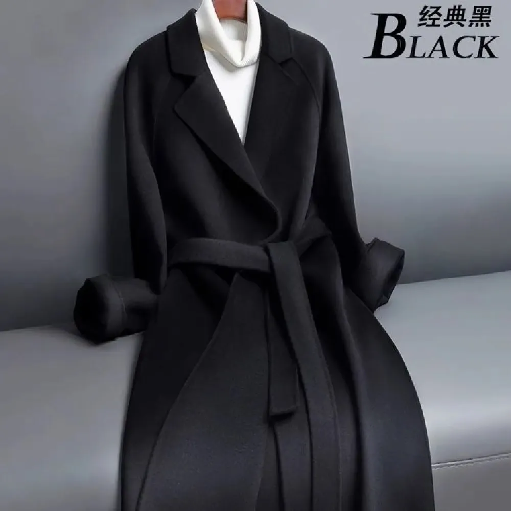 Double-faced Cashmere Coat Autumn/Winter Woolen Coat 2023 New Warmth Jacket Coat Fashion Women Long High-end Woolen Coat Jacket
Double-faced Cashmere Coat Autumn/Winter Woolen Coat 2023 New Warmth Jacket Coat Fashion Women Long High-end Woolen Coat Jacket