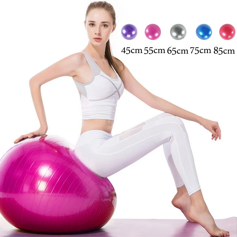 PVC Yoga Balls Bola Pilates Fitball 45cm/55cm/65cm/75cm/85cm Thickened Explosion-proof Home Fitness Gym Equipment Balance Ball
PVC Yoga Balls Bola Pilates Fitball 45cm/55cm/65cm/75cm/85cm Thickened Explosion-proof Home Fitness Gym Equipment Balance Ball