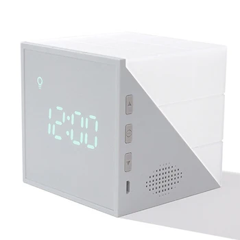 New Cube Colorful Wake Up Light Alarm Clock Lamp Sleep Training Sound-Controlled With Countdown Function Smart Home
New Cube Colorful Wake Up Light Alarm Clock Lamp Sleep Training Sound-Controlled With Countdown Function Smart Home