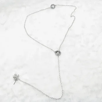 Logo decorated T-shaped buckle heart pattern ring necklace Fit Original charm
Logo decorated T-shaped buckle heart pattern ring necklace Fit Original charm
