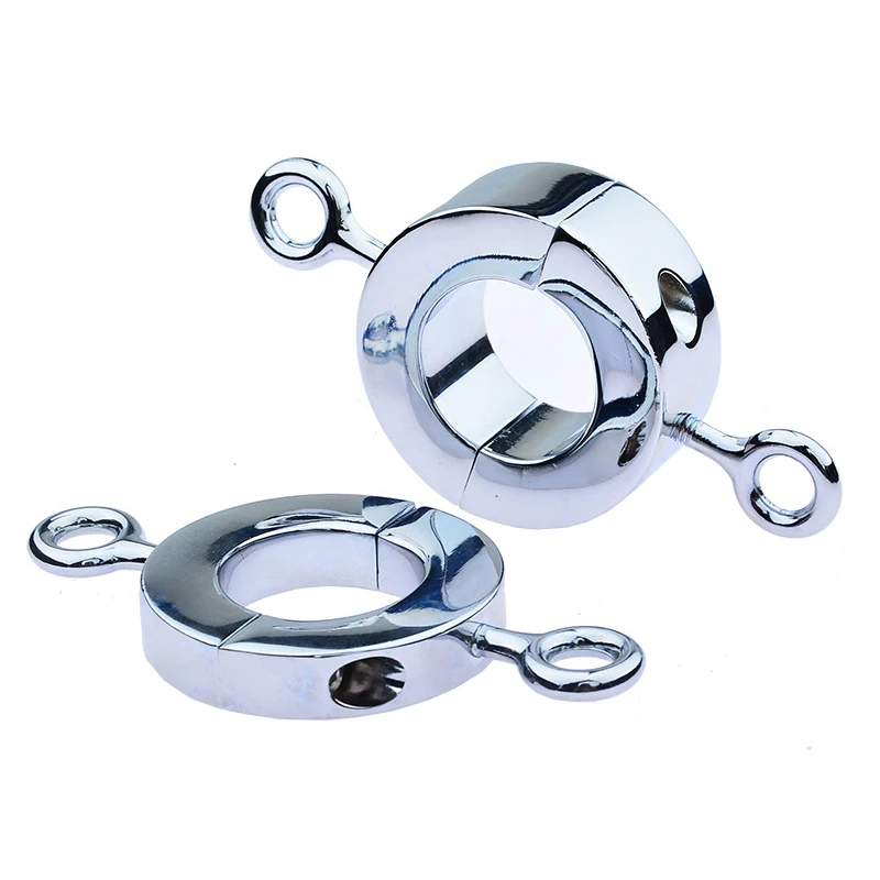Generic Heavy Duty Chastity Ring Stretcher Scrotum Stimulation Lock Training Device Metal Male