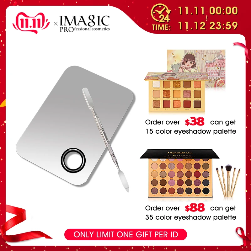 Professional Makeup Palette Beauty Stainless Makeup Nail Eye Shadow Foundation Mixing Palette Spatula Cosmetic Tools
Professional Makeup Palette Beauty Stainless Makeup Nail Eye Shadow Foundation Mixing Palette Spatula Cosmetic Tools