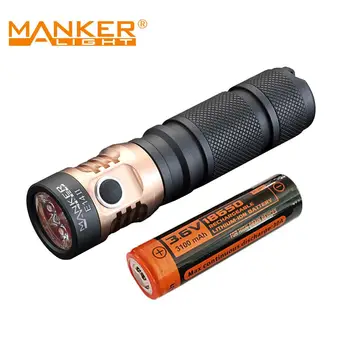 Manker E14 II 2200 Lumen USB Rechargeable Flashlight 4x CREE XPG3 / Nichia 219C LED Torch + High Discharge 18650 Battery (30A)
Manker E14 II 2200 Lumen USB Rechargeable Flashlight 4x CREE XPG3 / Nichia 219C LED Torch + High Discharge 18650 Battery (30A)