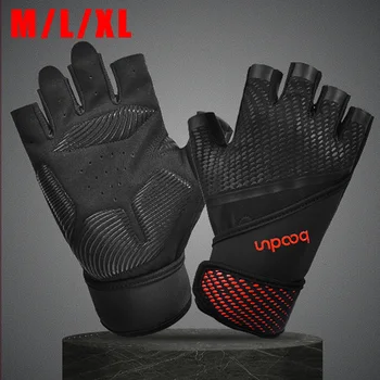 Wrist Wrap Gym Gloves Climbing Weight Lifting Exercise M-XL Microfiber + Leather
Wrist Wrap Gym Gloves Climbing Weight Lifting Exercise M-XL Microfiber + Leather
