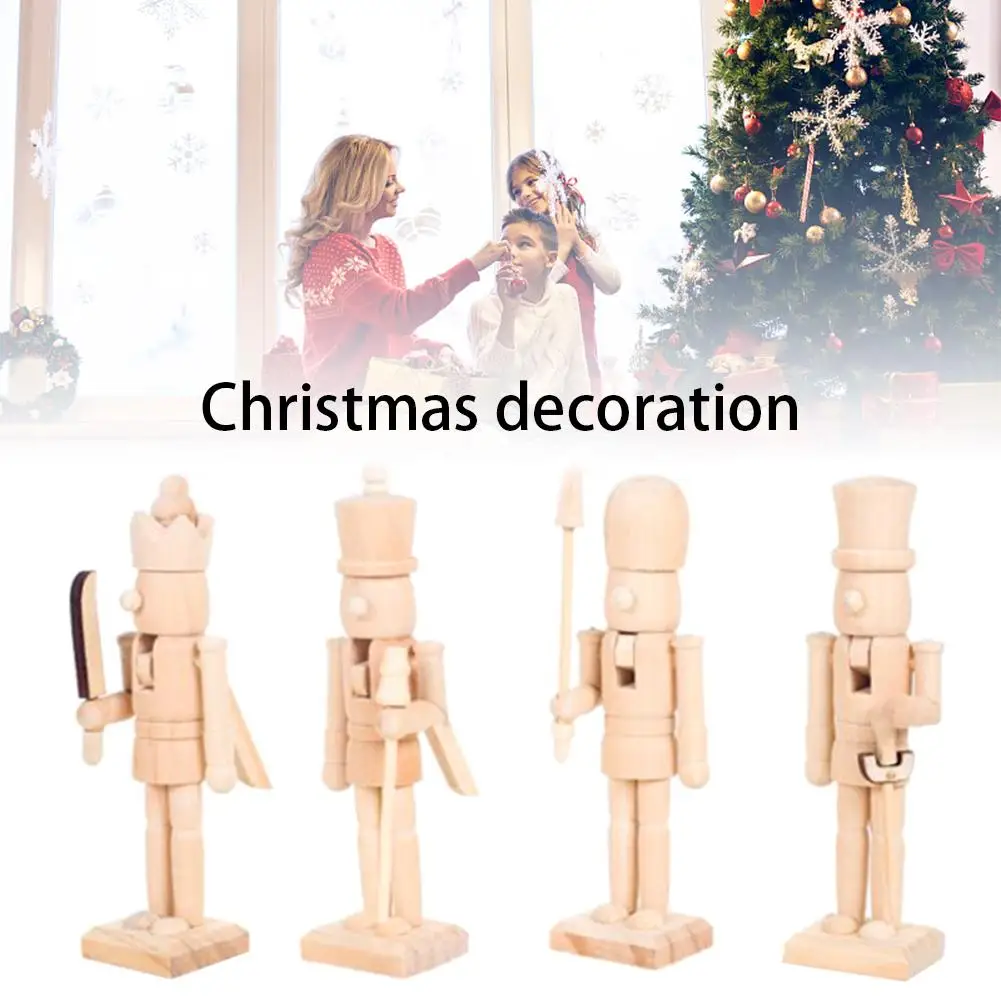 4 PCS Clever Traditional Soldier Nutcracker Collectible Wooden Christmas Nutcracker Festive Holiday Decor Handicrafts New
4 PCS Clever Traditional Soldier Nutcracker Collectible Wooden Christmas Nutcracker Festive Holiday Decor Handicrafts New