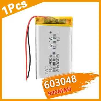 

Rechargeable 3.7V 900mAH 603048 polymer lithium ion / Li-ion battery for drone dvr mp5 GPS mp3 mp4 PDA PSP power bank speaker