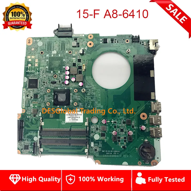 For HP Pavilion 15-F A8-6410 AM6410 Laptop Motherboard Mainboard DA0U99MB6C0 785442-001 785442-501 CPU Fully Tested
For HP Pavilion 15-F A8-6410 AM6410 Laptop Motherboard Mainboard DA0U99MB6C0 785442-001 785442-501 CPU Fully Tested
