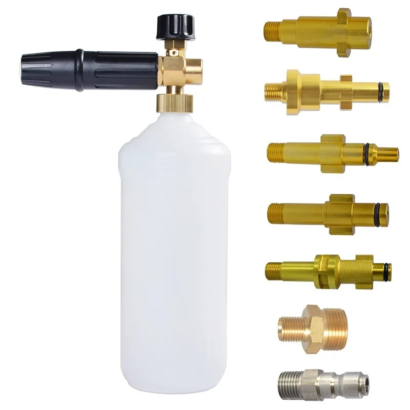 Car foam wash Snow foam lance foam nozzle foam cannon foam generator for Daewoo Hammer Karcher Huter Makita High Pressure Washer
Car foam wash Snow foam lance foam nozzle foam cannon foam generator for Daewoo Hammer Karcher Huter Makita High Pressure Washer