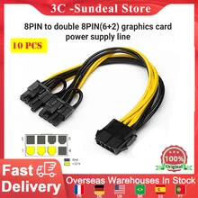 2022 New 1Pc 8 Pin PCI Express To Dual PCIE 8 (6+2) Pin Power Cable 20cm Motherboard Graphics Card PCI-E GPU Power Data Cable
2022 New 1Pc 8 Pin PCI Express To Dual PCIE 8 (6+2) Pin Power Cable 20cm Motherboard Graphics Card PCI-E GPU Power Data Cable