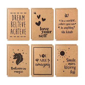 3-Pack Travelers Diary Quick Note Kraft Notebook Lined Pocket Journal
3-Pack Travelers Diary Quick Note Kraft Notebook Lined Pocket Journal