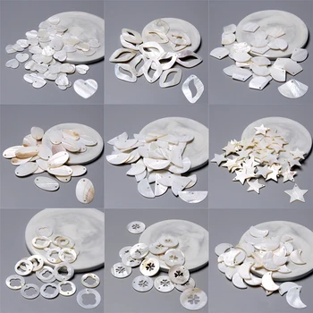 Natural Mother of Pearl Shell charm connector Pendant for jewelry making earring Freshwater White Round Square shell charm beads
Natural Mother of Pearl Shell charm connector Pendant for jewelry making earring Freshwater White Round Square shell charm beads