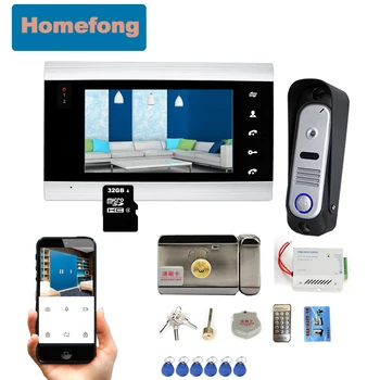 Homefong Wireless Video Doorbell IP Video Intercom Wifi Video Door Phone System 7 Inch Unlock Record Motion Detection
Homefong Wireless Video Doorbell IP Video Intercom Wifi Video Door Phone System 7 Inch Unlock Record Motion Detection
