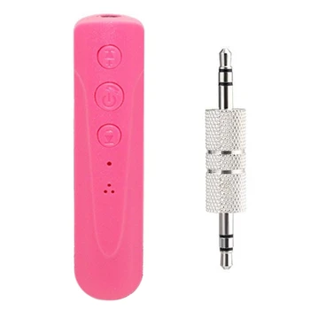 Bluetooth 4.1 o Receiver 3.5mm Aux o Receiver Adapter Bluetooth Receiver MP3 Auto Bluetooth Car Kit(Pink) 
Bluetooth 4.1 o Receiver 3.5mm Aux o Receiver Adapter Bluetooth Receiver MP3 Auto Bluetooth Car Kit(Pink)