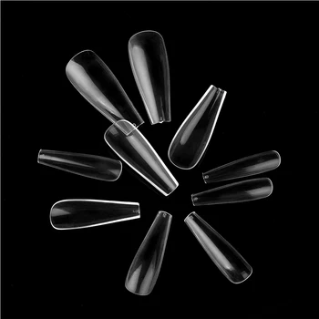 500pcs Tips Charms Full Cover Long Coffin 10 Sizes Ballerina Fake Nails Pointed Home Salon Art Natural Manicure ABS Tools
500pcs Tips Charms Full Cover Long Coffin 10 Sizes Ballerina Fake Nails Pointed Home Salon Art Natural Manicure ABS Tools