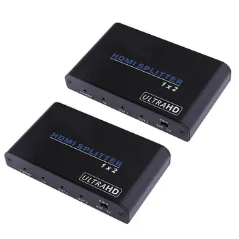 Hdmi Splitter 2.0 Distributor 4Kx2K One in Two out Frequency Divider Computer Splitter Video Switcher Black Appearance
Hdmi Splitter 2.0 Distributor 4Kx2K One in Two out Frequency Divider Computer Splitter Video Switcher Black Appearance