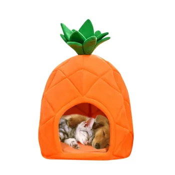 Creative Kennel Cat Nest Teddy Dog Cage Fruit Pineapple Cotton Bed Warm Pet Products Foldable Dog House Pet Dog Bed Mats
Creative Kennel Cat Nest Teddy Dog Cage Fruit Pineapple Cotton Bed Warm Pet Products Foldable Dog House Pet Dog Bed Mats