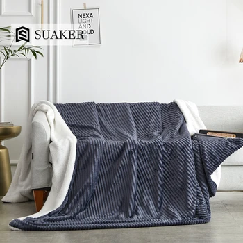 Suaker Modern Dark Gray Blanket Warm Magic Fleece Duvet Cover Soft Travel Throw Aircraft TV Sofa Queen King Blanket For Home
Suaker Modern Dark Gray Blanket Warm Magic Fleece Duvet Cover Soft Travel Throw Aircraft TV Sofa Queen King Blanket For Home