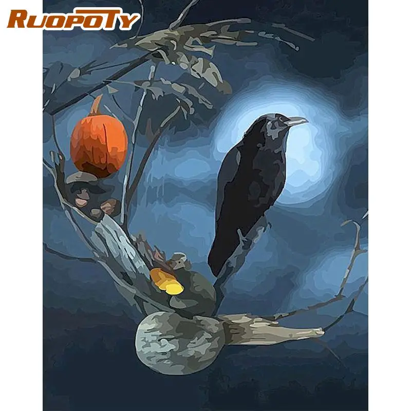 RUOPOTY Frame Black Crow Diy Painting By Numbers Animal Paint By Number Handpainted Gift Frame 60×75cm Wall Decor
RUOPOTY Frame Black Crow Diy Painting By Numbers Animal Paint By Number Handpainted Gift Frame 60×75cm Wall Decor