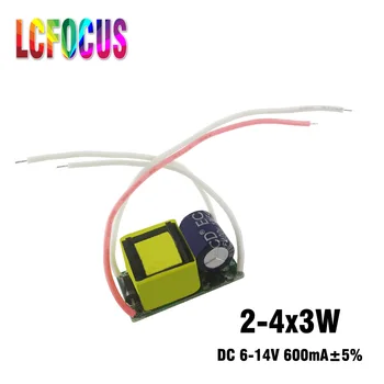 2-4x3W LED driver 6w 9w12w Power Supply Lighting Trans for mer Output 600mA For Street light spotlight
2-4x3W LED driver 6w 9w12w Power Supply Lighting Trans for mer Output 600mA For Street light spotlight